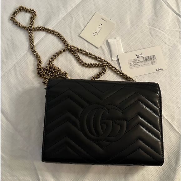 Gucci Marmont Chevron flap - Picture 5 of 11